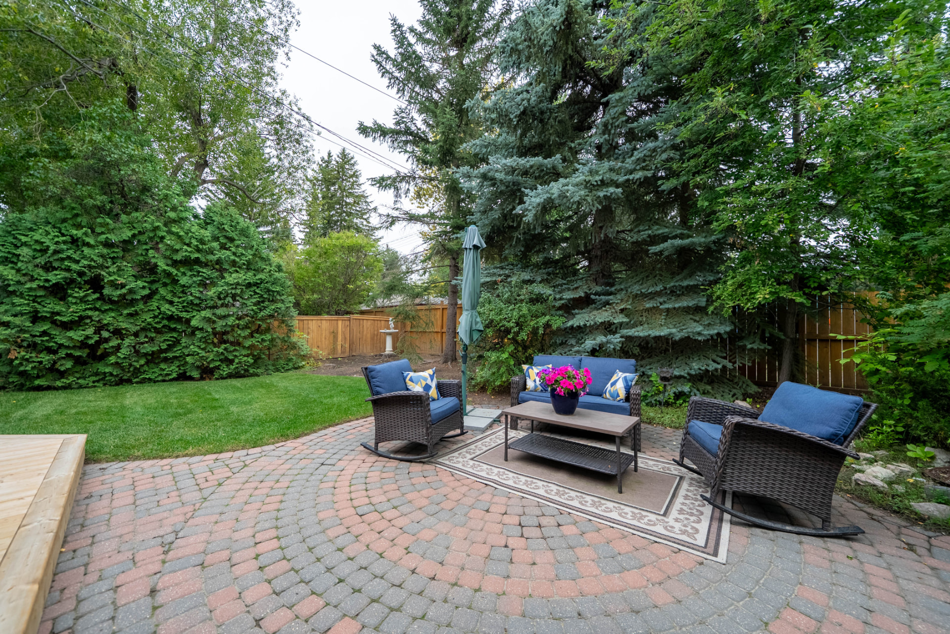 Brick Patio & Gardens