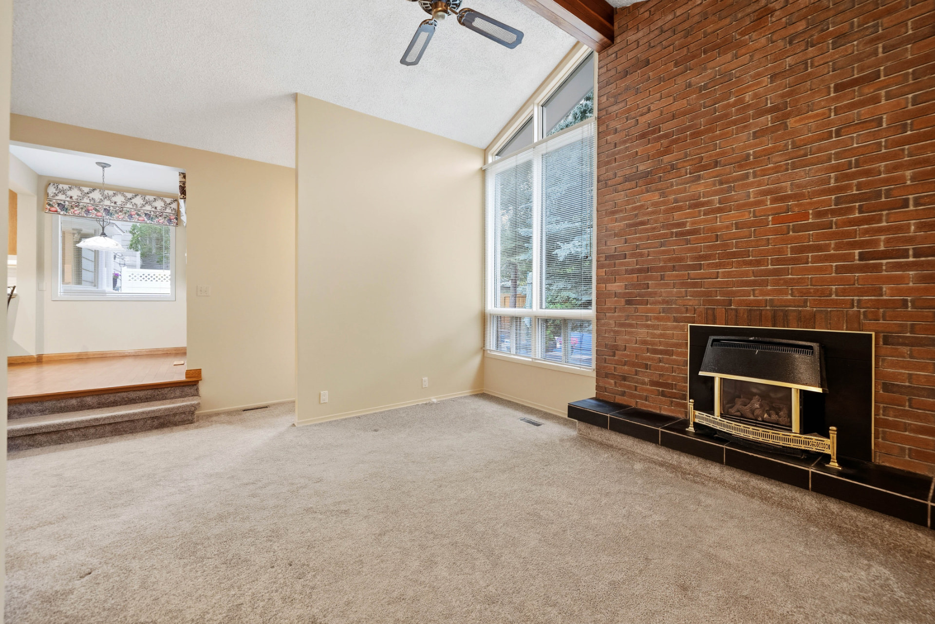 Family Room — Brick Hearth